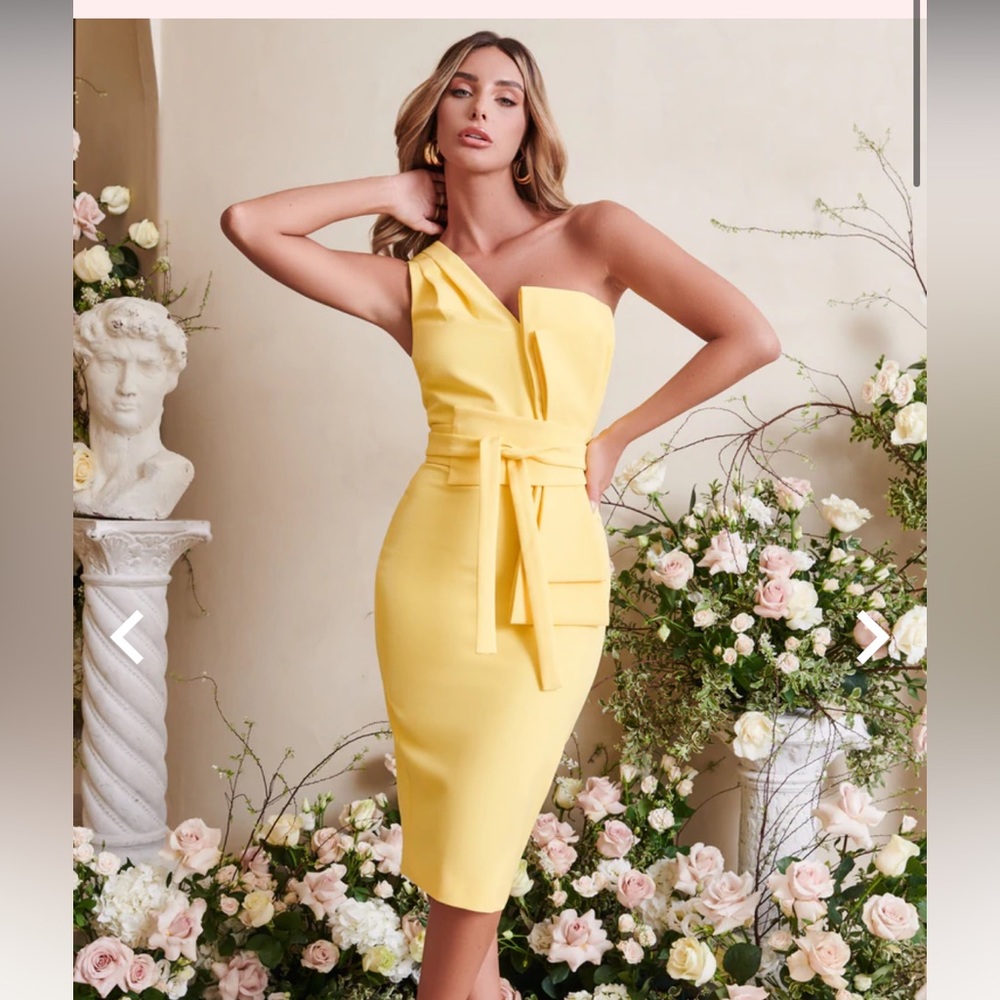 Lavish Alice Yellow Dress